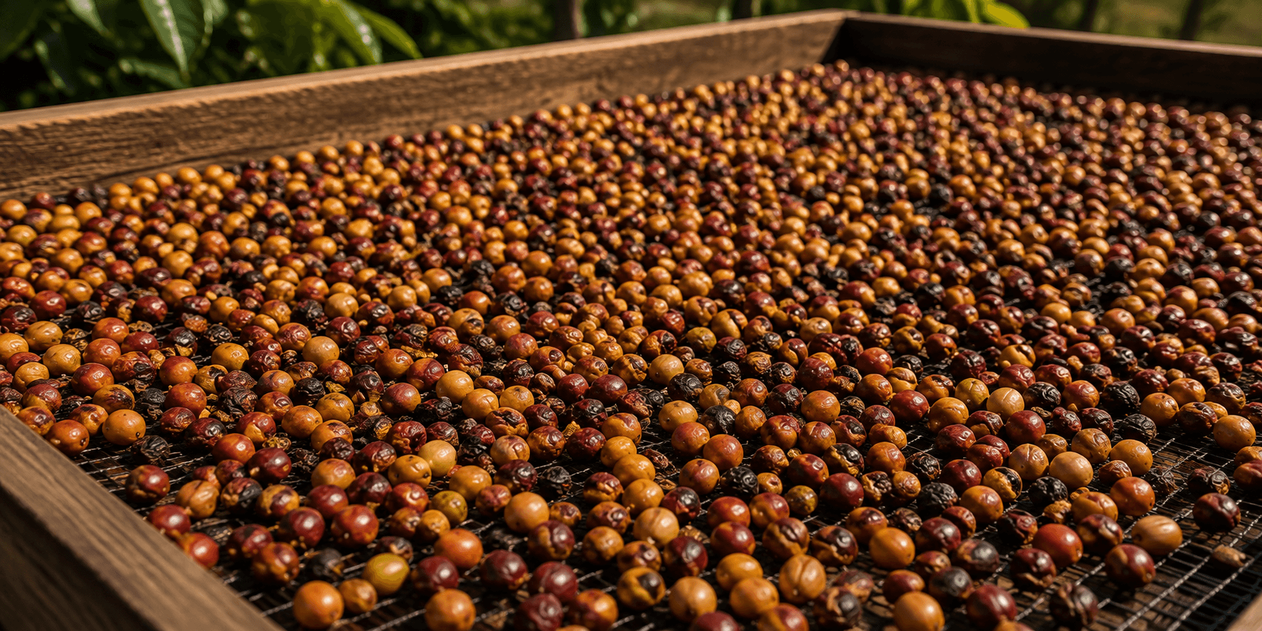 Green coffee beans Gayo Natural Process